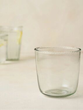Magnolia Elizabeth Bottle Cut Glass Tumbler Set of 2